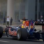 Red Bull-F1 Racing Car Roar Down Sheikh Zayed Road in Dubai