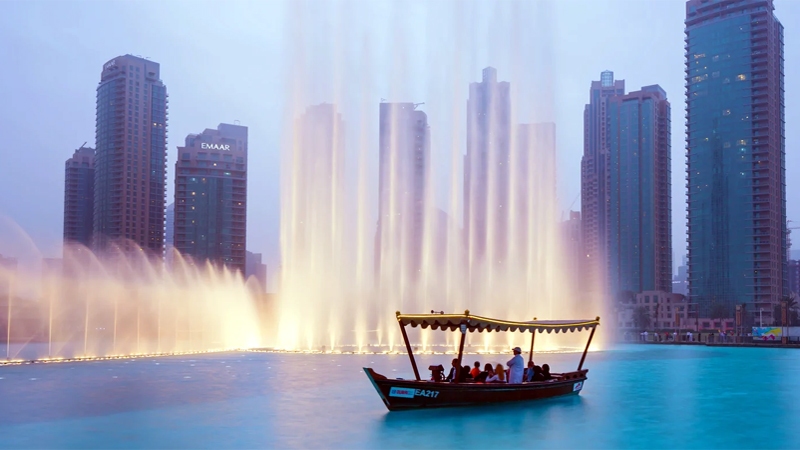 Man-made Tourist Attraction Dubai Fountains