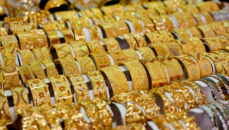 Gold Accessories at Dubai Gold Market