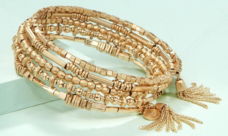 Gold Wrap Bracelet for Women