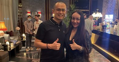 Yuliana Grasman meet with Changpeng Zhao