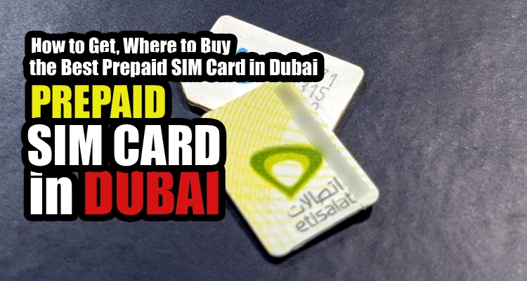 Prepaid SIM card in Dubai