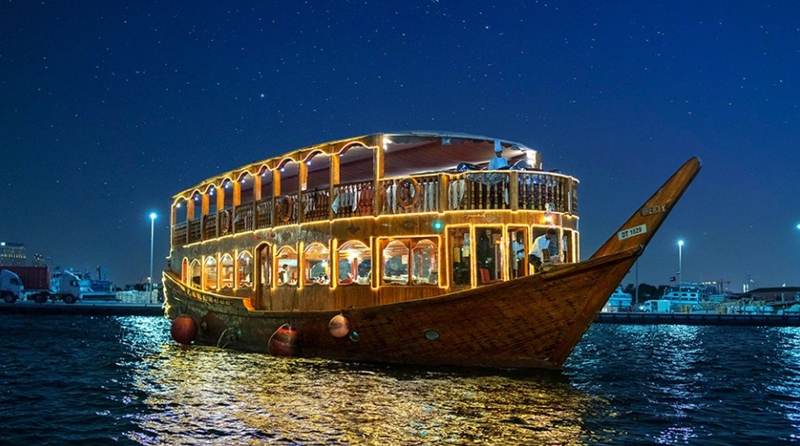 Relaxing Environment at Dhow Cruise Dubai