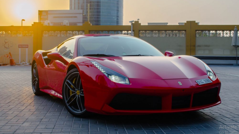 Rent Ferrari 488 GTB in Dubai