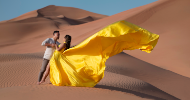 Flying Dress Couple Photoshoot
