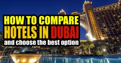 How to compare hotels in Dubai