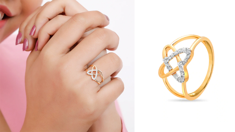 The Entwined Heart Ring