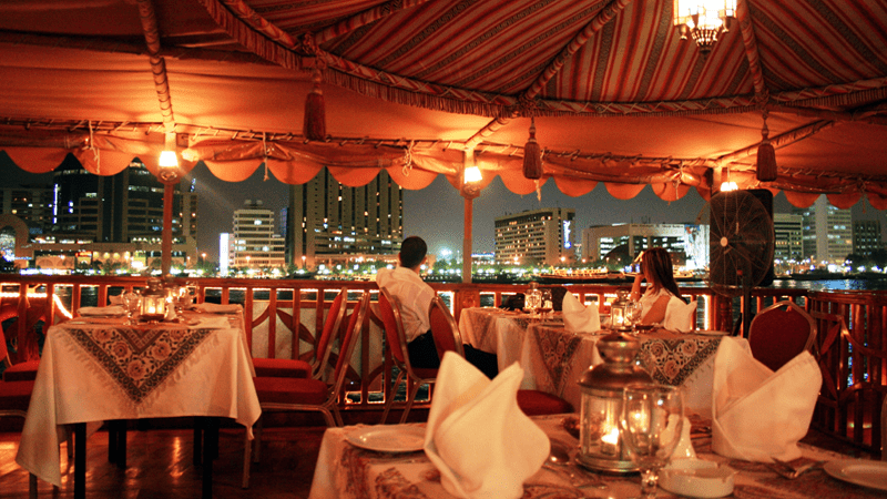 Romantic Dinner at Dubai Dhow Cruise