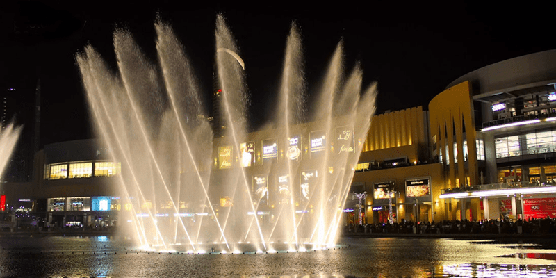 Dancing Fountains in Dubai