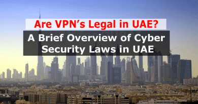 Are VPN legal in UAE
