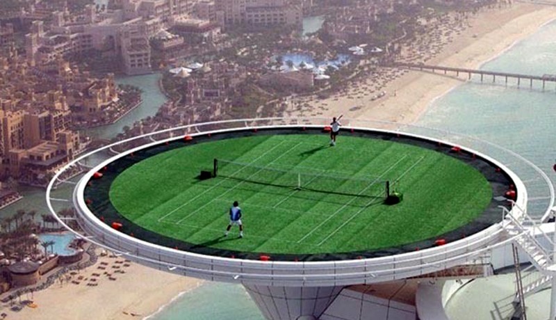 Highest Tennis Court